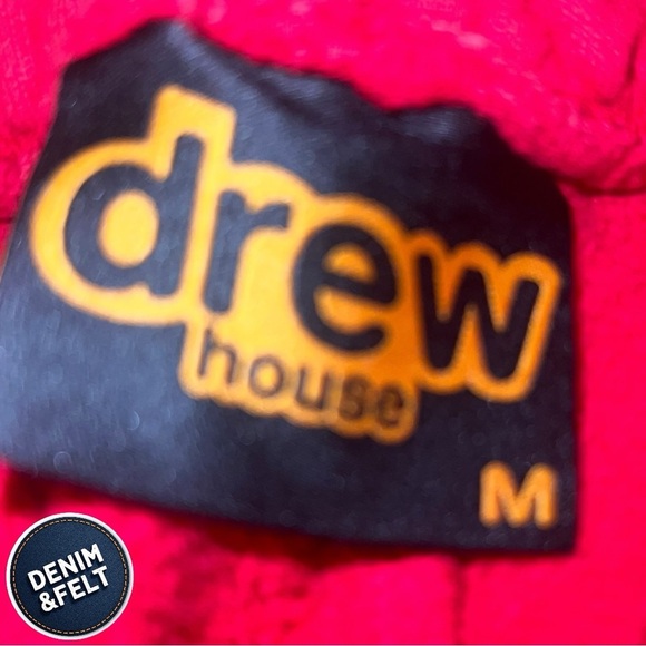 Drew House (Justin Bieber) Unisex Red Secret Sweatpants/Joggers | NEW/NWT!RARE!🔥 - Picture 6 of 14